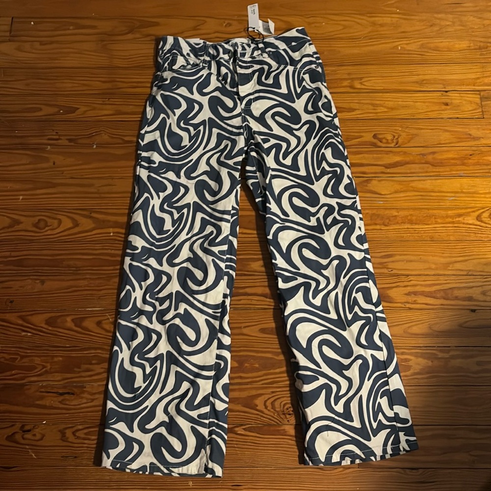 UNWORN “Trippy” Blue Jeans